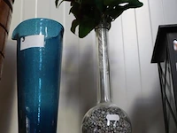 Partij decoratiemateriaal o.a. kandelaars, waxinelichthouders & kunstbloemen - afbeelding 5 van  11