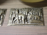 Partij decoratiemateriaal o.a. kleedje, wanddecoratie & schaal - afbeelding 3 van  7