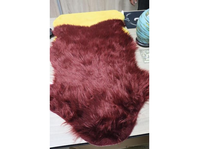 Partij decoratiemateriaal o.a. kleedje, wanddecoratie & schaal - afbeelding 4 van  7