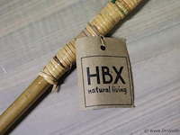 Partij decoratiemateriaal o.a. vaasjes, kunstbloemen & hbx gekleurde pluimgras - afbeelding 5 van  6