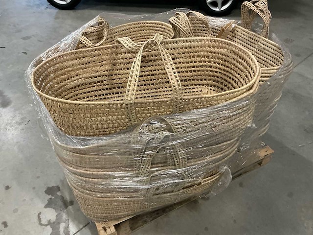 Partij decoratieve manden ovaal 25x - afbeelding 2 van  6