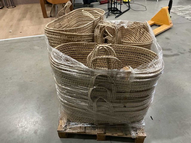 Partij decoratieve manden ovaal 25x - afbeelding 3 van  6