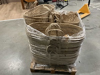 Partij decoratieve manden ovaal 25x - afbeelding 3 van  6