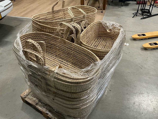 Partij decoratieve manden ovaal 25x - afbeelding 4 van  6