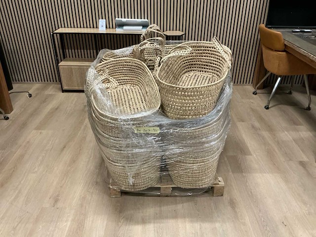 Partij decoratieve manden ovaal 25x - afbeelding 5 van  6