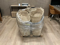 Partij decoratieve manden ovaal 25x - afbeelding 5 van  6