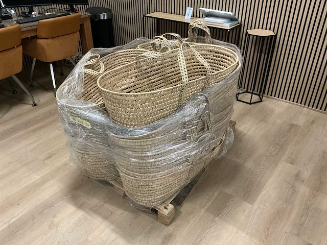 Partij decoratieve manden ovaal 25x - afbeelding 6 van  6