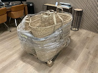 Partij decoratieve manden ovaal 25x - afbeelding 6 van  6