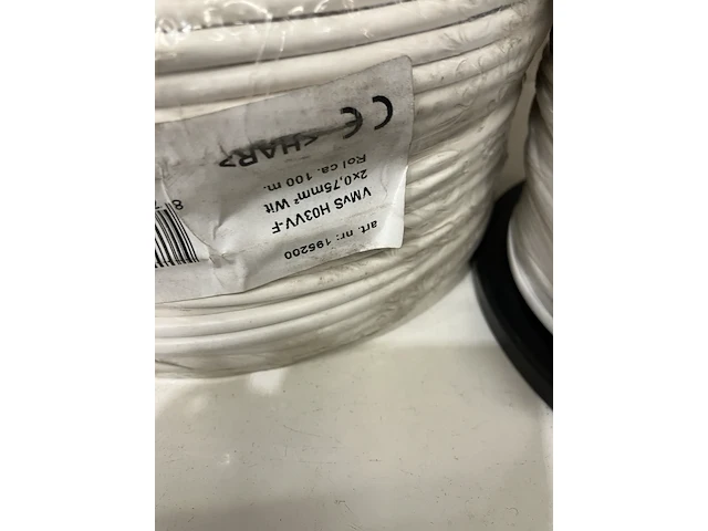 Partij div electra kabel op rol (signaal speaker isdn) - afbeelding 8 van  11