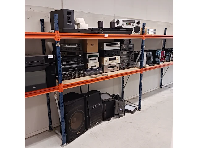 Partij divers audioapparatuur, pioneer, akai, tascam, gpo - afbeelding 1 van  17