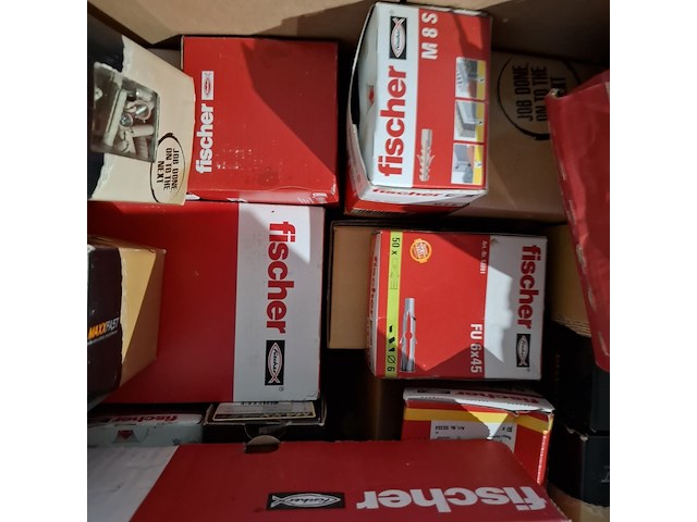 Partij divers gereedschap en bevestiging materiaal , o.a. hitlist, fisher, brekupa, maxxfast - afbeelding 16 van  34