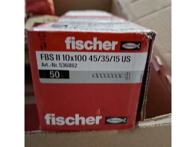 Partij divers gereedschap en bevestiging materiaal , o.a. hitlist, fisher, brekupa, maxxfast - afbeelding 19 van  34