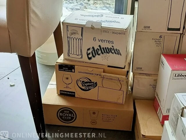 Partij divers glaswerk o.a. lipton - afbeelding 7 van  12