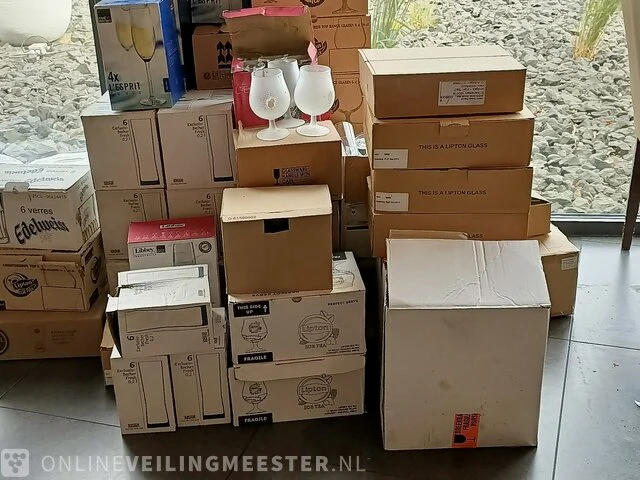 Partij divers glaswerk o.a. lipton - afbeelding 10 van  12