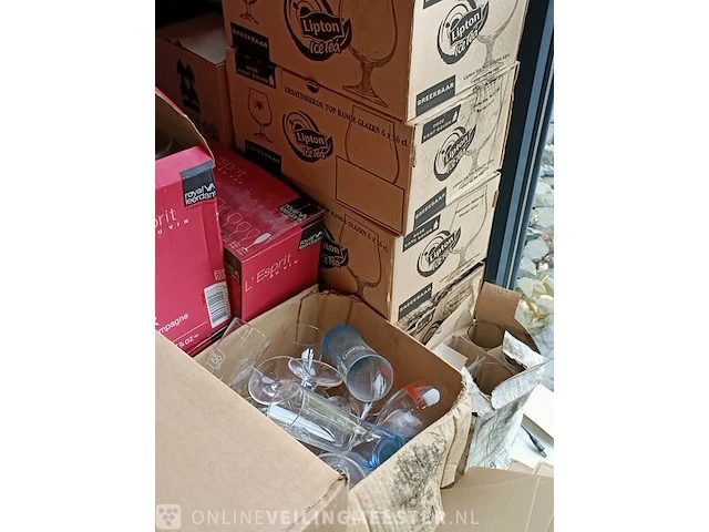 Partij divers glaswerk o.a. lipton - afbeelding 12 van  12