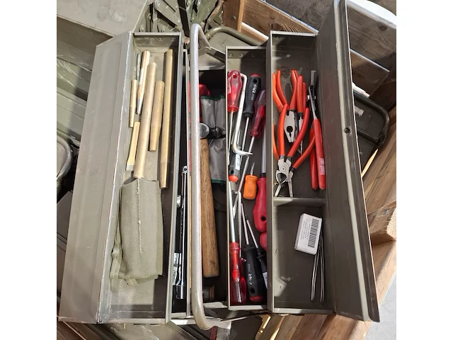Partij divers handgereedschap in 10x gereedschapskoffer, o.a knipex, felo - afbeelding 3 van  5
