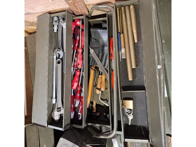 Partij divers handgereedschap in 10x gereedschapskoffer, o.a knipex, felo - afbeelding 4 van  5