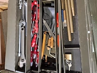 Partij divers handgereedschap in 10x gereedschapskoffer, o.a knipex, felo - afbeelding 4 van  5