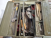 Partij divers handgereedschap in 15x gereedschapskoffer o.a heyco, bahco - afbeelding 4 van  6