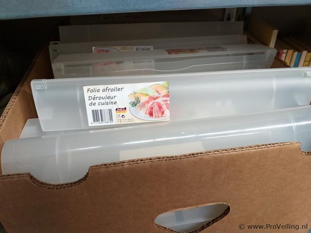 Partij divers o.a. boxen voor vlees of groente, folierolhouders etc. - afbeelding 3 van  4