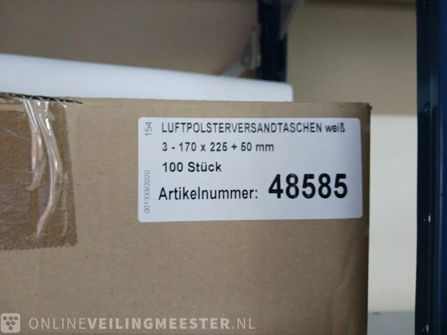Partij divers papier, enveloppen, dozen etc. - afbeelding 3 van  74
