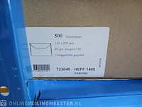 Partij divers papier, enveloppen, dozen etc. - afbeelding 65 van  74
