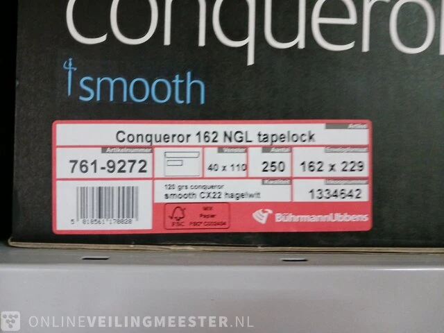 Partij divers papier, enveloppen, dozen etc. - afbeelding 56 van  74