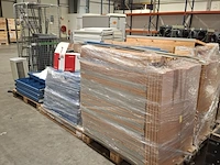 Partij divers stellingmateriaal en onderdelen