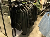 Partij diverse balr leren jassen (16x)