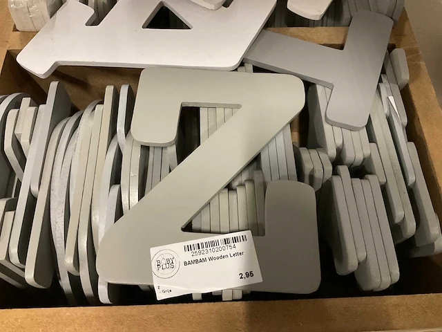 Partij diverse bambam letters (174x) - afbeelding 2 van  2