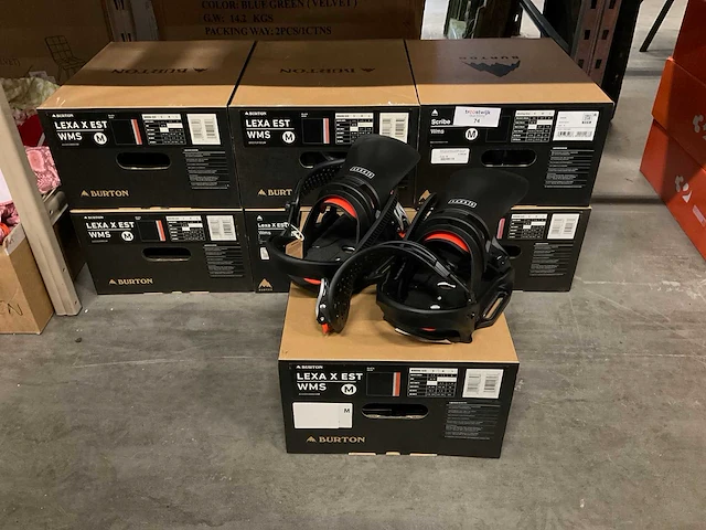 Partij diverse burton bindings (7x) - afbeelding 1 van  5