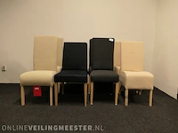 Partij diverse eetkamerstoelen , 8 stuks - afbeelding 1 van  19