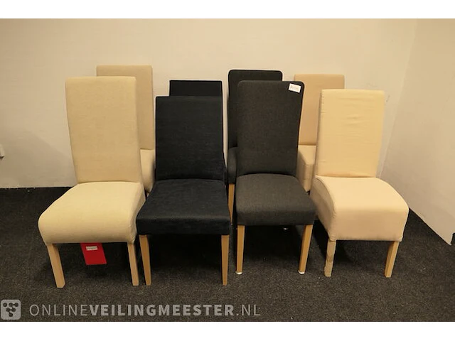 Partij diverse eetkamerstoelen , 8 stuks - afbeelding 13 van  19