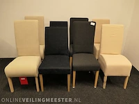 Partij diverse eetkamerstoelen , 8 stuks - afbeelding 13 van  19
