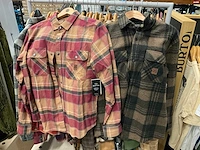 Partij diverse flannels o.a brixton/vissla/billabong/carhartt (40x) - afbeelding 8 van  12