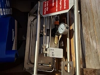 Partij diverse garage inventaris en 9x ventilator, o.a finefan, parat - afbeelding 4 van  12