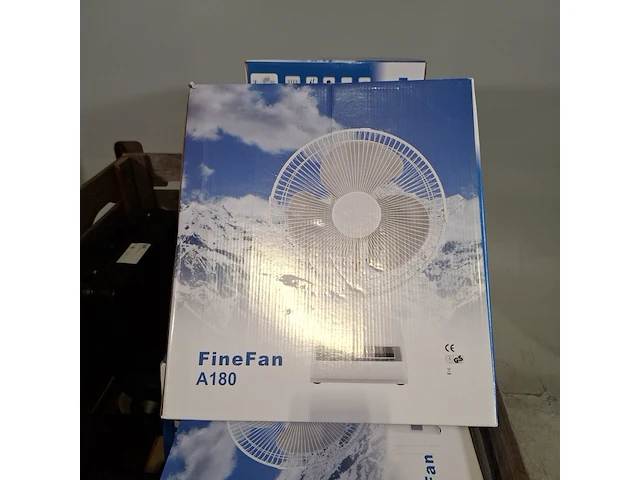 Partij diverse garage inventaris en 9x ventilator, o.a finefan, parat - afbeelding 6 van  12