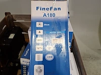 Partij diverse garage inventaris en 9x ventilator, o.a finefan, parat - afbeelding 7 van  12