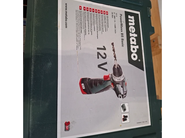 Partij diverse garage inventaris, o.a. metabo, bahco - afbeelding 13 van  15