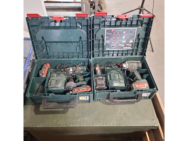 Partij diverse garage inventaris, o.a metabo, raaco - afbeelding 2 van  12