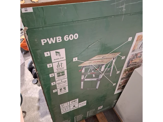 Partij diverse garageinventaris, o.a hitachi, bosch - afbeelding 9 van  18