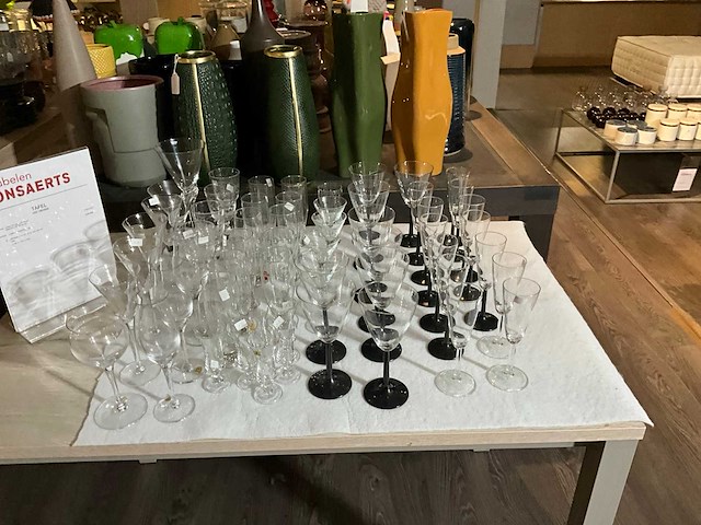 Partij diverse glazen (58x) - afbeelding 2 van  5