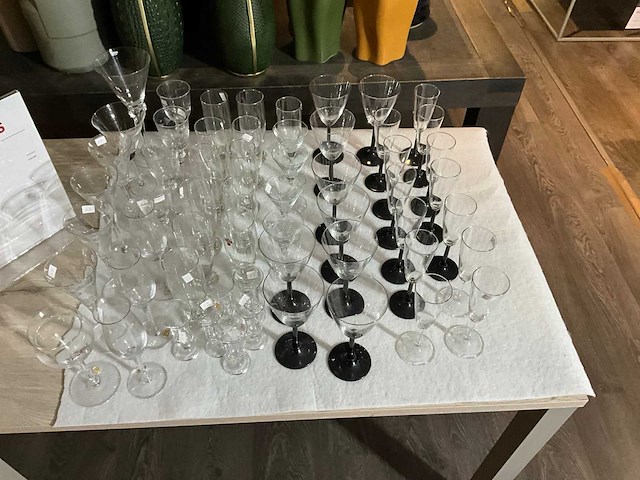 Partij diverse glazen (58x) - afbeelding 3 van  5