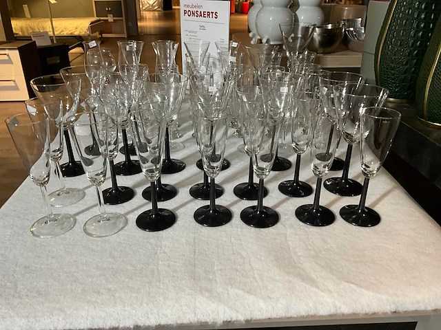 Partij diverse glazen (58x) - afbeelding 4 van  5