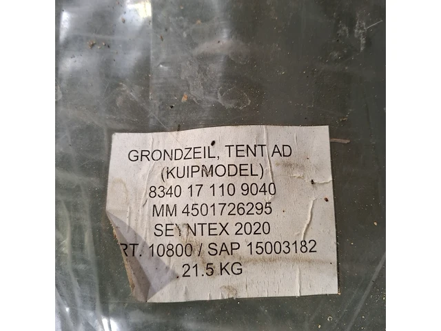 Partij diverse grondzeilen - afbeelding 7 van  7