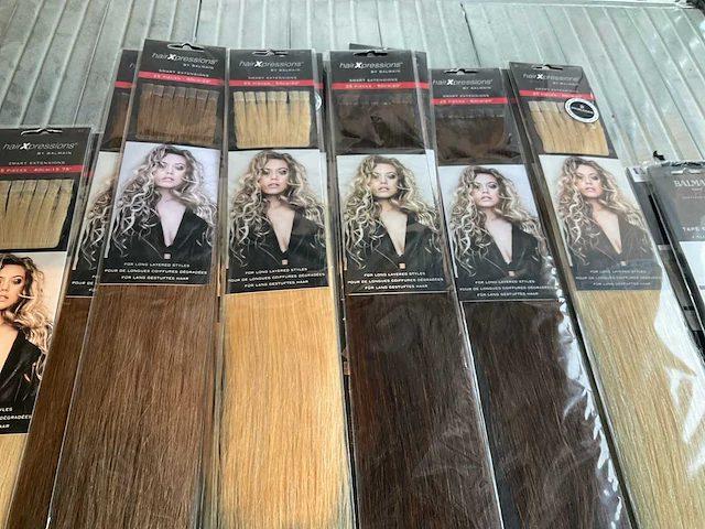 Partij diverse haarextensions/toebehoren (109x) - afbeelding 4 van  7
