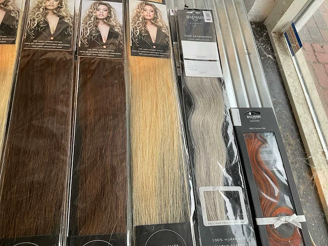 Partij diverse haarextensions/toebehoren (109x) - afbeelding 5 van  7