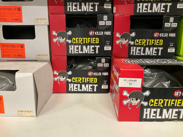 Partij diverse helmen (31x) - afbeelding 3 van  15