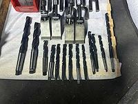 Partij diverse hss boren en klem gereedschap (38x) - afbeelding 2 van  4