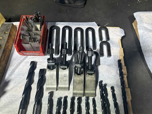 Partij diverse hss boren en klem gereedschap (38x) - afbeelding 3 van  4